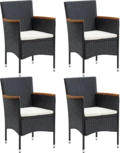 La Dolce Vita - Salon De Jardin 5 Pièces - Salon De Terrasse - Salon De Jardin Avec Chaises Et Table - Salon De Plein Air Avec Coussins Poly Rotin Noir 11 La Dolce Vita - Salon De Jardin 5 Pièces - Salon De Terrasse - Salon De Jardin Avec Chaises Et Table - Salon De Plein Air Avec Coussins Poly Rotin Noir -Jardin Meubles Magasin 941x1200 2