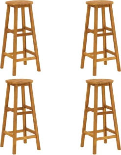 Ensemble De Bar De Jardin Premium - Ensemble De Bar De Jardin 5 Pièces En Bois D'acacia Massif -Jardin Meubles Magasin 941x1200 3