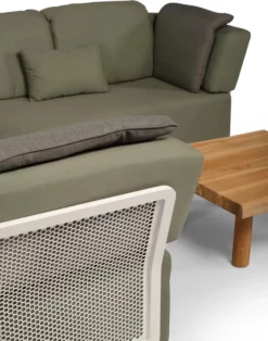 Tierra Outdoor Lounge Set Valkery - Canapé Lounge D'angle Pour L'extérieur - Résistant Aux Intempéries - Soft Green -Jardin Meubles Magasin 944x1200 3