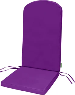 Premium Garden Coussin De Siège De Chaise Adirondack De Qualité Supérieure Pneus Sécurisés Rempli De Mousse Résistant à L'eau Housse à Glissière Douce, Durable Et Confortable