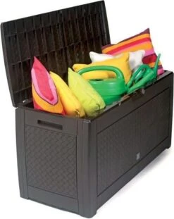 TA Boîte De Rangement Coussins Rato Garden 119x48x60cm 310L UMBER BROWN Prosperplast -Jardin Meubles Magasin 953x1200 8