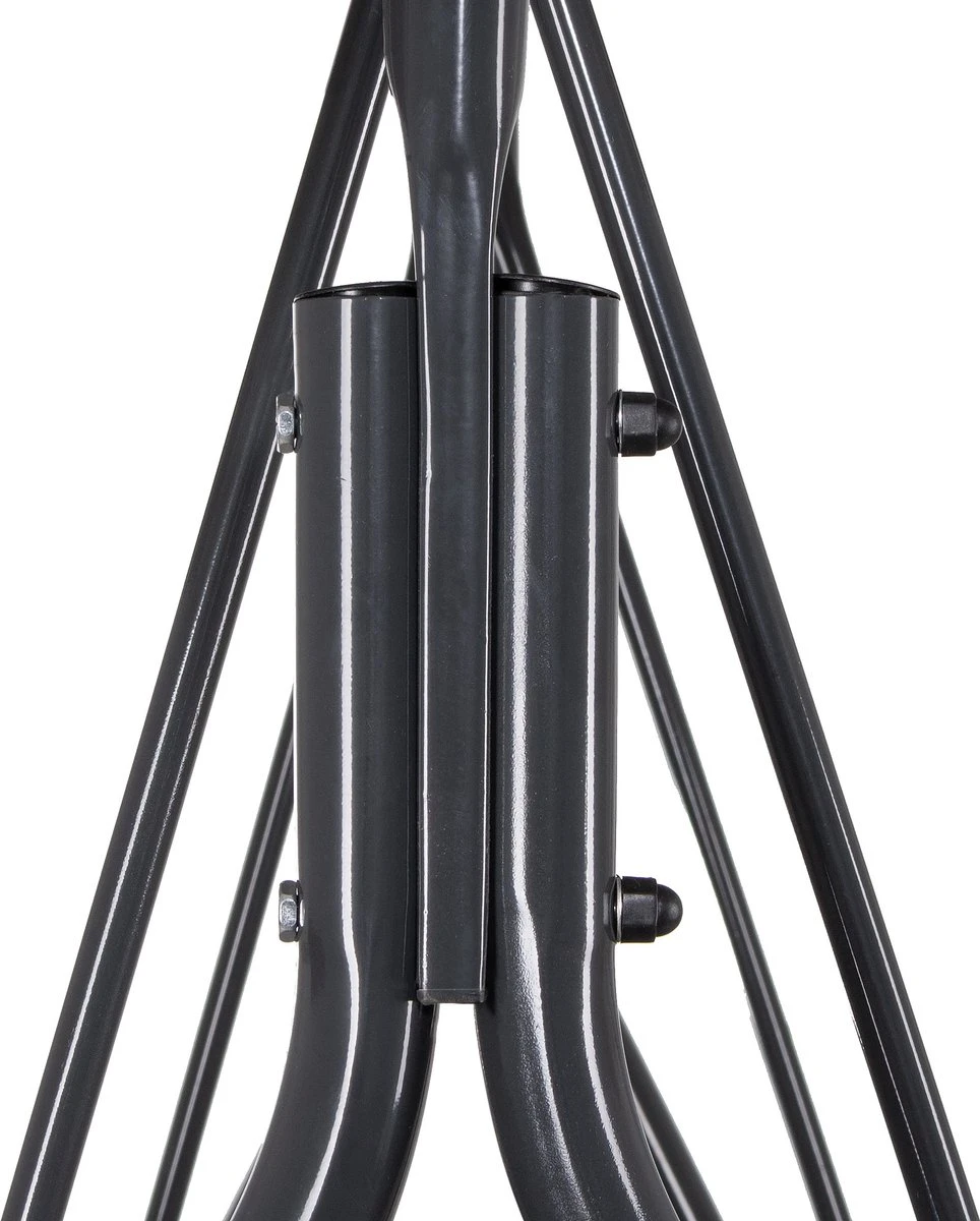 Banc De Balançoire Springos | Luna-Balançoire | 3 Places | Imperméable à L'eau | Comprend 2 Coussins | Auvent Réglable | 170 X 110 X 150 Cm | Rayé Gris Clair 9 Banc De Balançoire Springos | Luna-Balançoire | 3 Places | Imperméable à L'eau | Comprend 2 Coussins | Auvent Réglable | 170 X 110 X 150 Cm | Rayé Gris Clair – Image 9