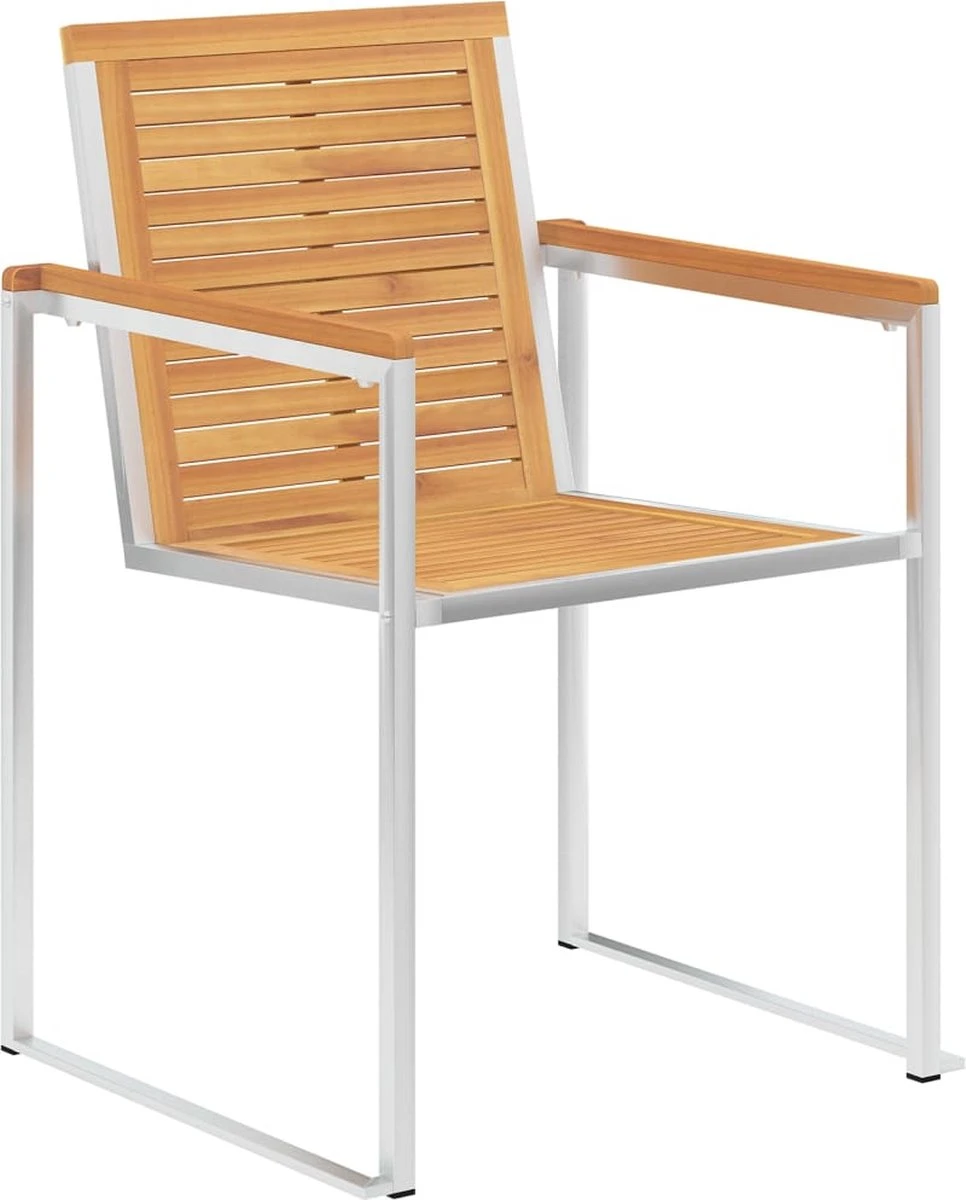 Prolenta Premium - Chaises De Jardin De Jardin 4 Pcs Avec Coussins En Teck Massif 8 Prolenta Premium - Chaises De Jardin De Jardin 4 Pcs Avec Coussins En Teck Massif – Image 8