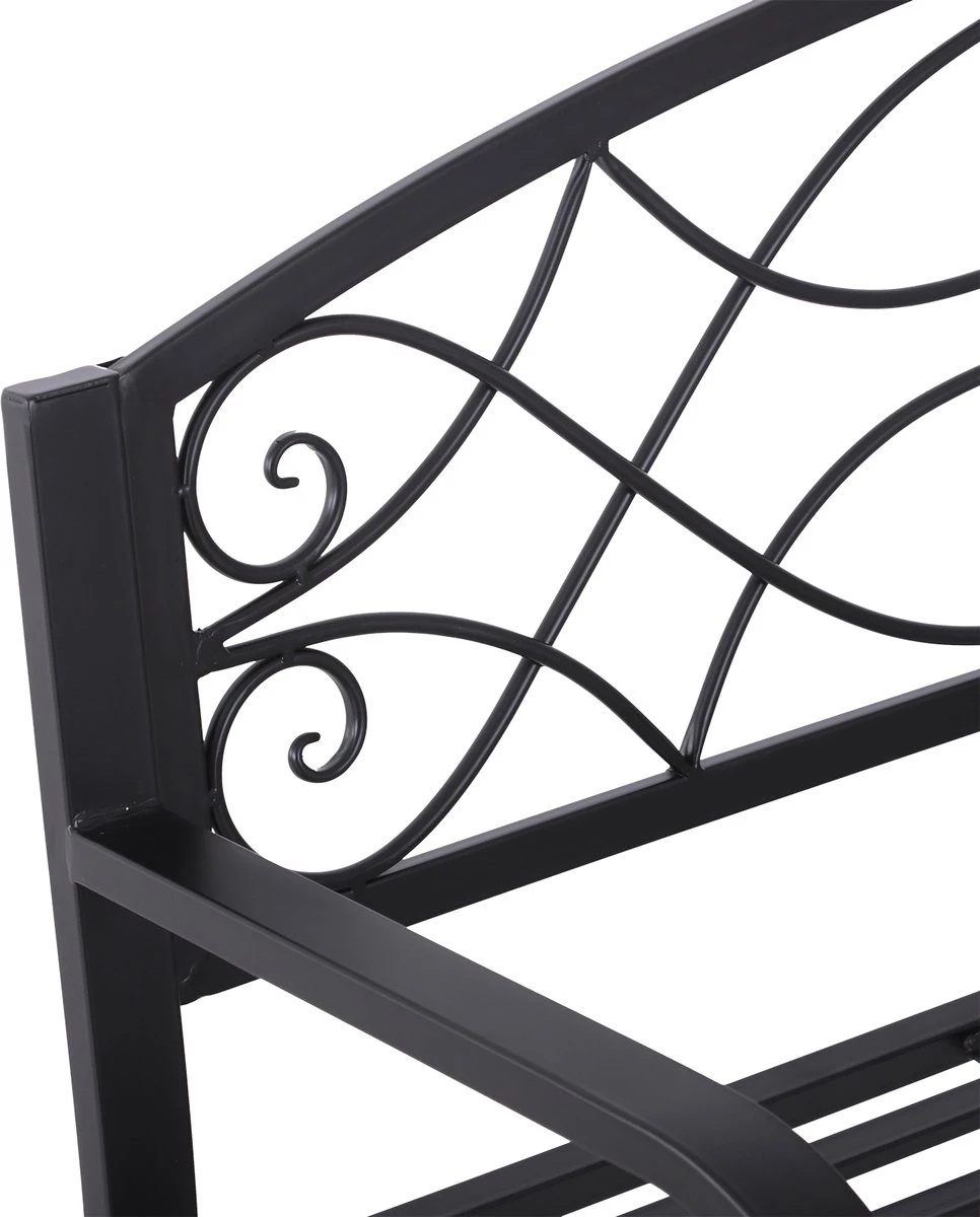 Outsunny Canapé De Jardin 2 Places Banc Mobilier De Jardin Canapé En Métal Avec Accoudoirs Inoxydable 84B-284 5 Outsunny Canapé De Jardin 2 Places Banc Mobilier De Jardin Canapé En Métal Avec Accoudoirs Inoxydable 84B-284 – Image 5