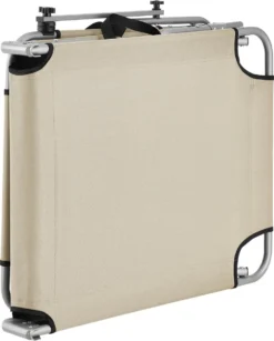 Lot De 2 Transats Avec Pare-Soleil Chaises Longues Inclinables Réglable En 5 Positions Bains De Soleil Design Avec Anses De Transport Capacité De Charge 110 Kg Acier Polyester Argenté Beige [casa.pro] -Jardin Meubles Magasin 967x1200 1