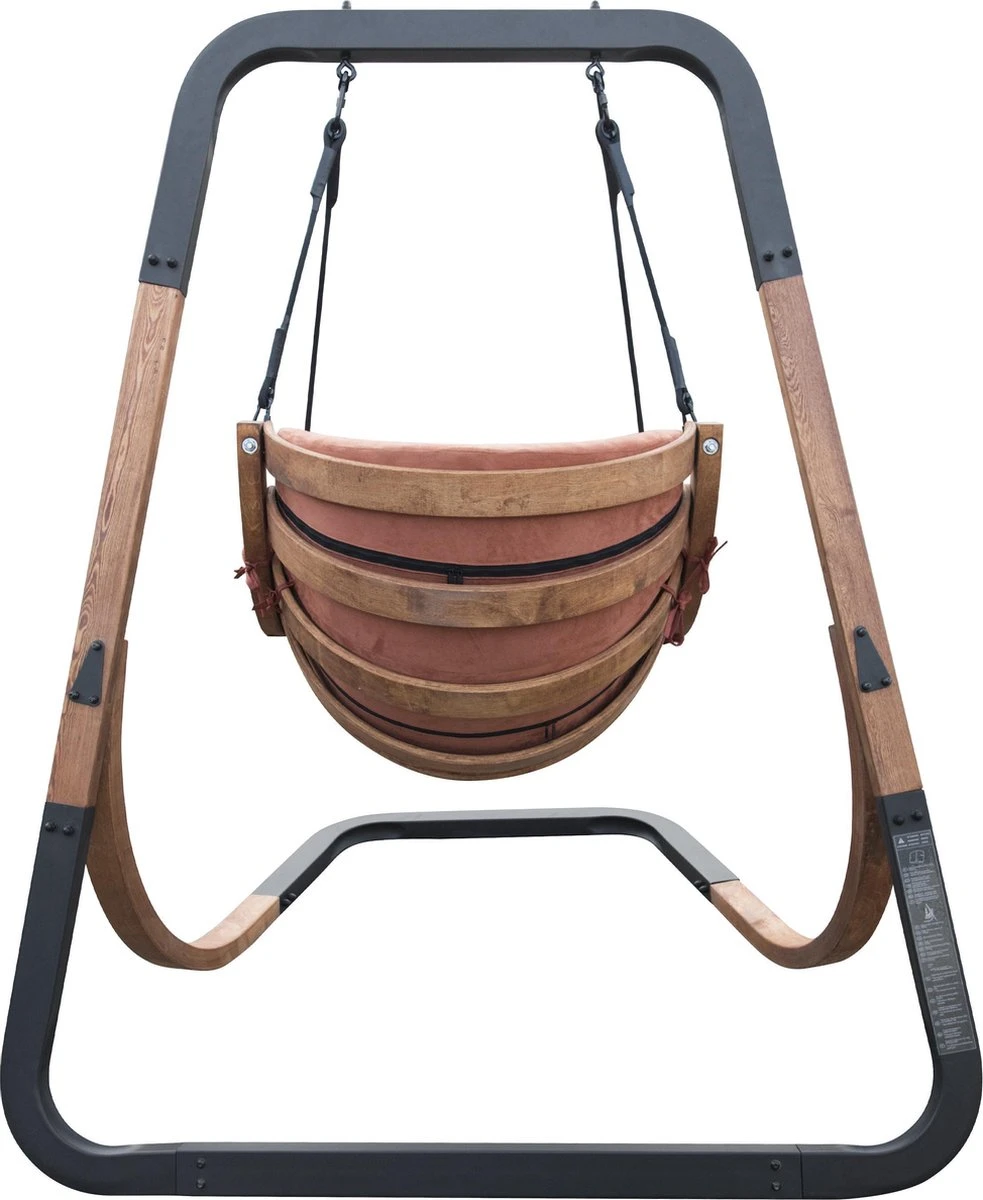 AXI Capri Chaise Suspendue Sur Pied En Bois - Fauteuil / Siège Suspendu Suspendu Avec Support Pour Le Jardin - Balançoire En Marron Pour L'extérieur Pour 1 Personne - Chargement Jusqu'à 150 Kg 13 AXI Capri Chaise Suspendue Sur Pied En Bois - Fauteuil / Siège Suspendu Suspendu Avec Support Pour Le Jardin - Balançoire En Marron Pour L'extérieur Pour 1 Personne - Chargement Jusqu'à 150 Kg – Image 13