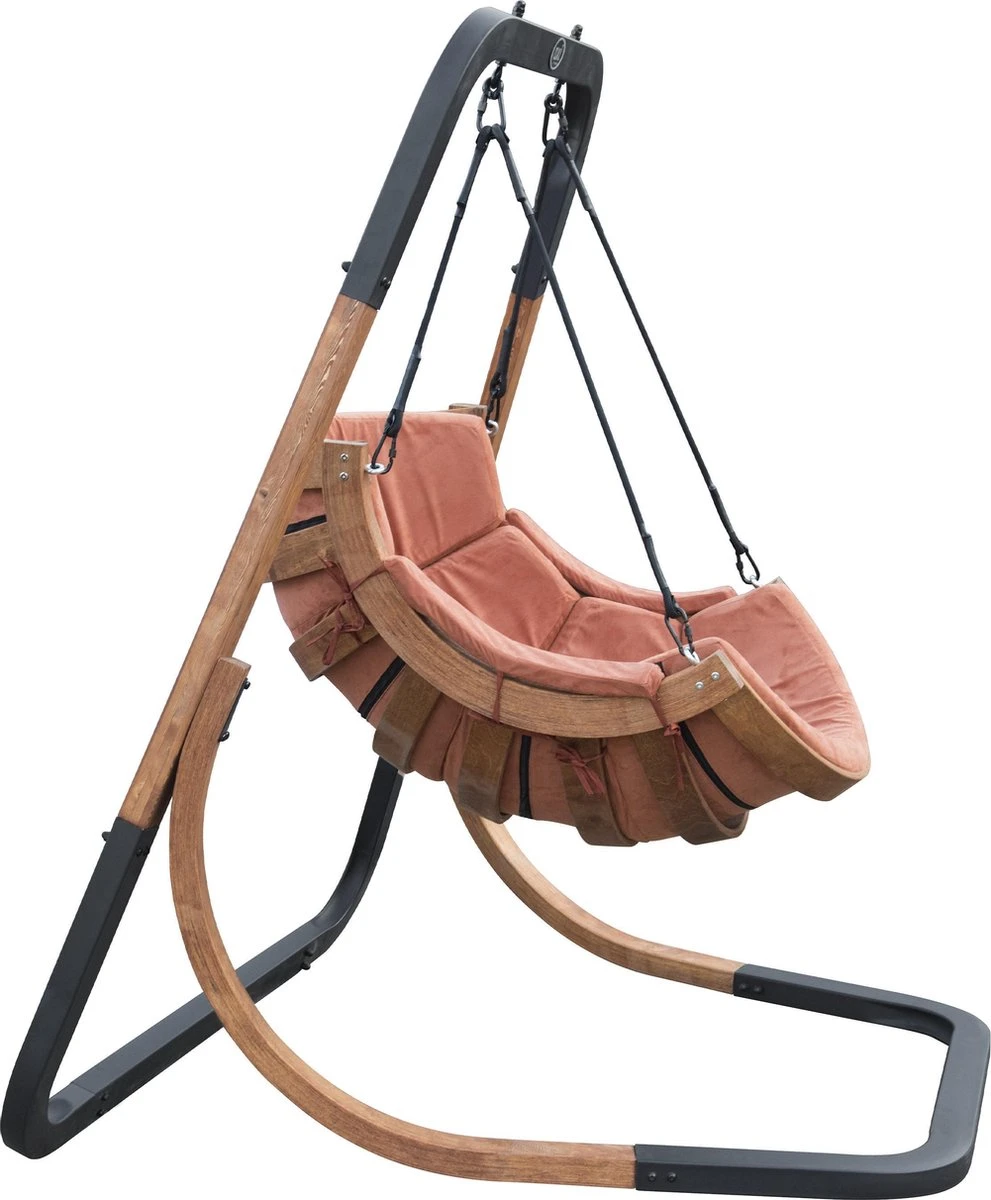 AXI Capri Chaise Suspendue Sur Pied En Bois - Fauteuil / Siège Suspendu Suspendu Avec Support Pour Le Jardin - Balançoire En Marron Pour L'extérieur Pour 1 Personne - Chargement Jusqu'à 150 Kg 14 AXI Capri Chaise Suspendue Sur Pied En Bois - Fauteuil / Siège Suspendu Suspendu Avec Support Pour Le Jardin - Balançoire En Marron Pour L'extérieur Pour 1 Personne - Chargement Jusqu'à 150 Kg – Image 14