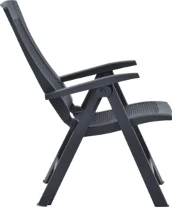 Prolenta Premium - Chaises De Jardin 2 Pcs Réglables En Plastique De Couleur Anthracite -Jardin Meubles Magasin 993x1200 1