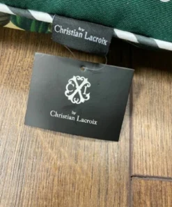 Coussin - Coussin D'extérieur - Design Jungle Exotique Avec Joli Liseré Vert/blanc - Christian Lacroix - Groot - 75x75cm Garni - Eyecatcher -Jardin Meubles Magasin 998x1200 6